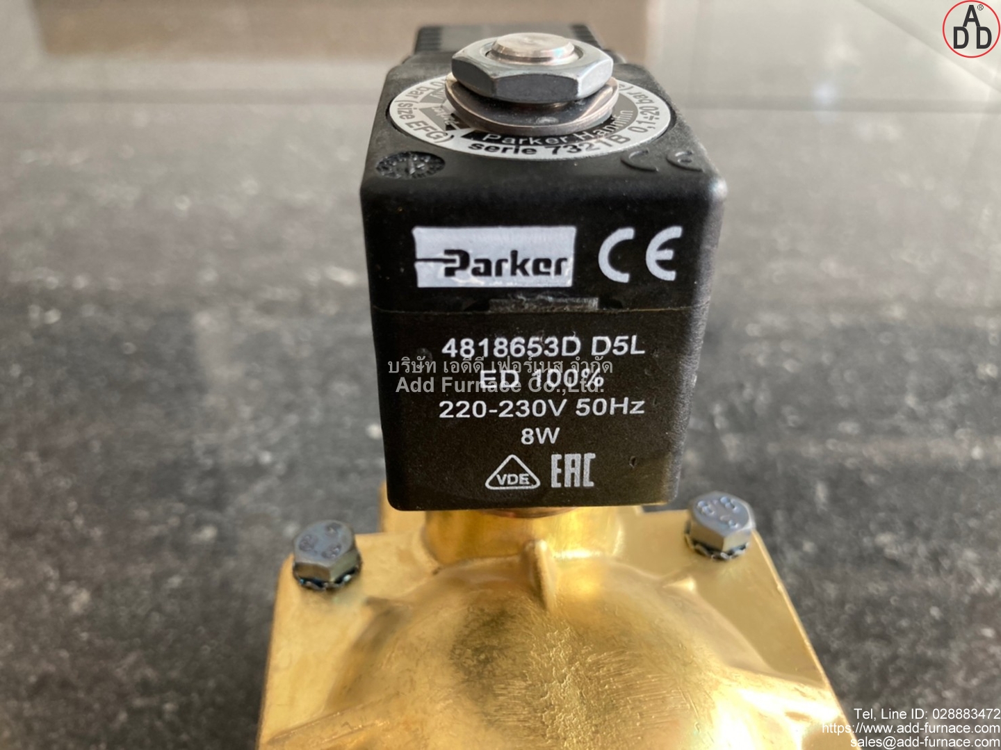Parker 4818653D D5L Solenoid Valve 1 (2) 